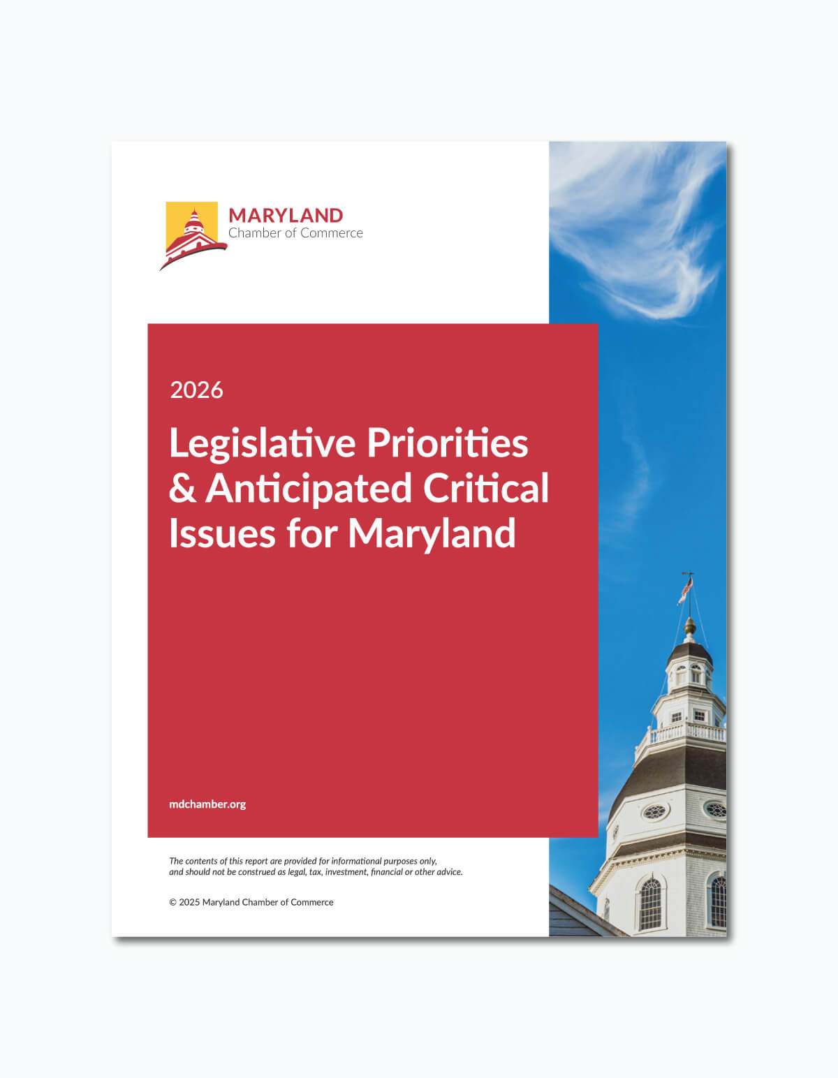 2026 Legislative Priorities & Critical Issues — Maryland Chamber of ...