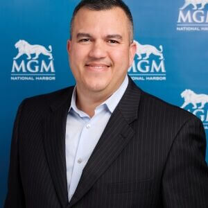 A headshot of Maryland Chamber of Commerce Board Member Efrain Perez Agosto