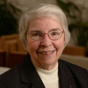 A headshot of Business Hall of Fame inductee Sister Helen Amos