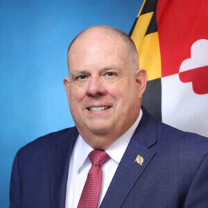 A headshot of Governor Larry Hogan