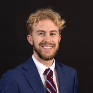 A headshot of Maryland Chamber of Commerce staff member Sawyer Cornelius